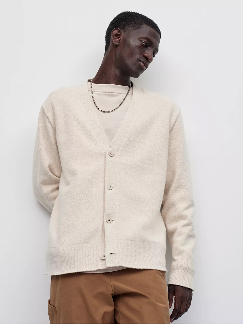 Lululemon Merino Wool-Blend Cardigan Men’s Sweater Navy Extra Large CozyFallvibe